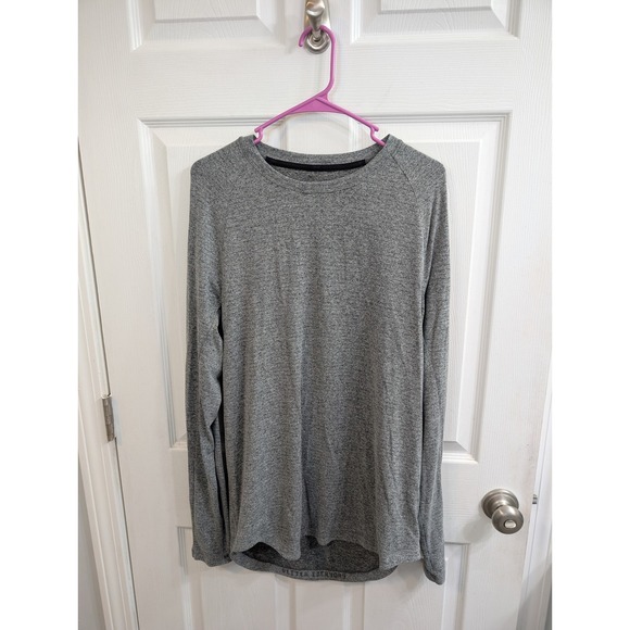 Lululemon Other - Lululemon Long Sleeve Drysense Shirt Mens Heathered Gray - Size L